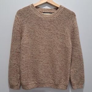 Monoprix Femme Cotton Crewneck Cottagecore Cabincore Knit Sweater Womens XS